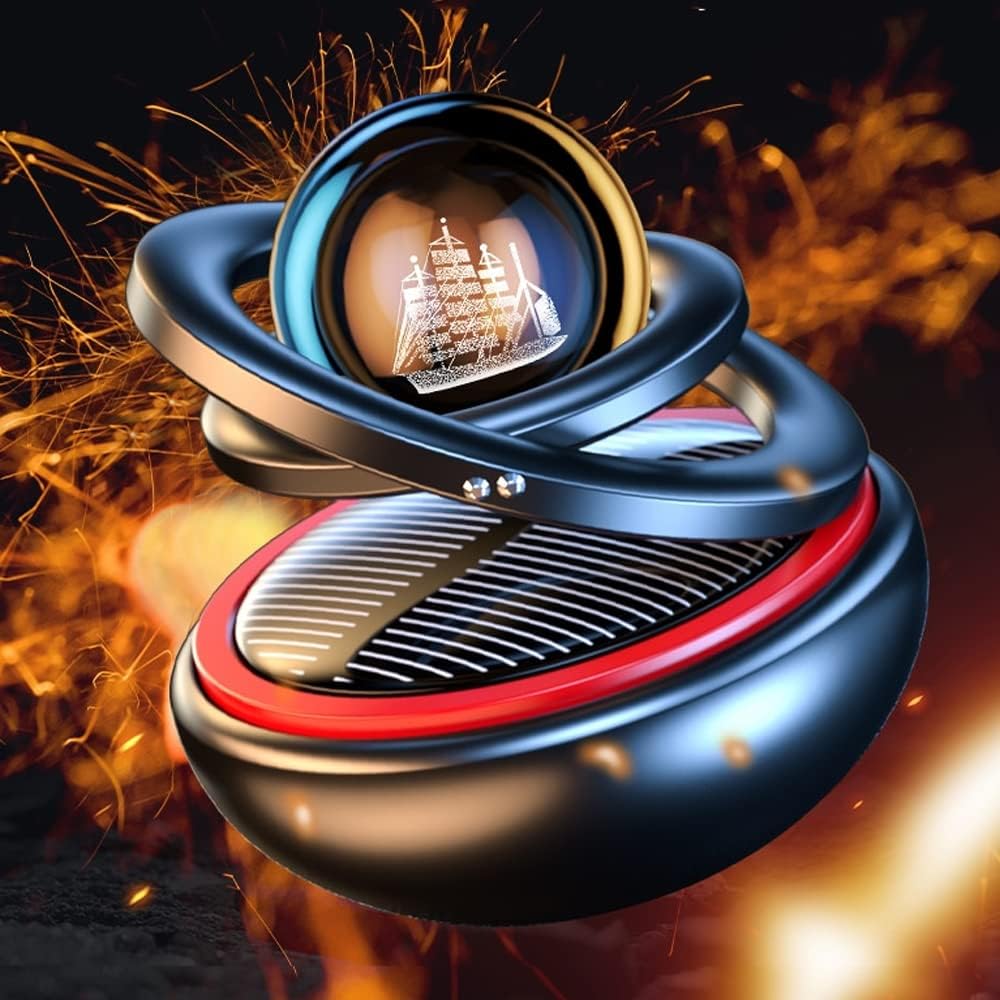 Car Solar Auto Rotating Air Freshner