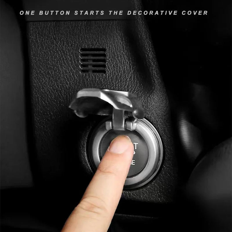 Car Engine Push Start Button Cover