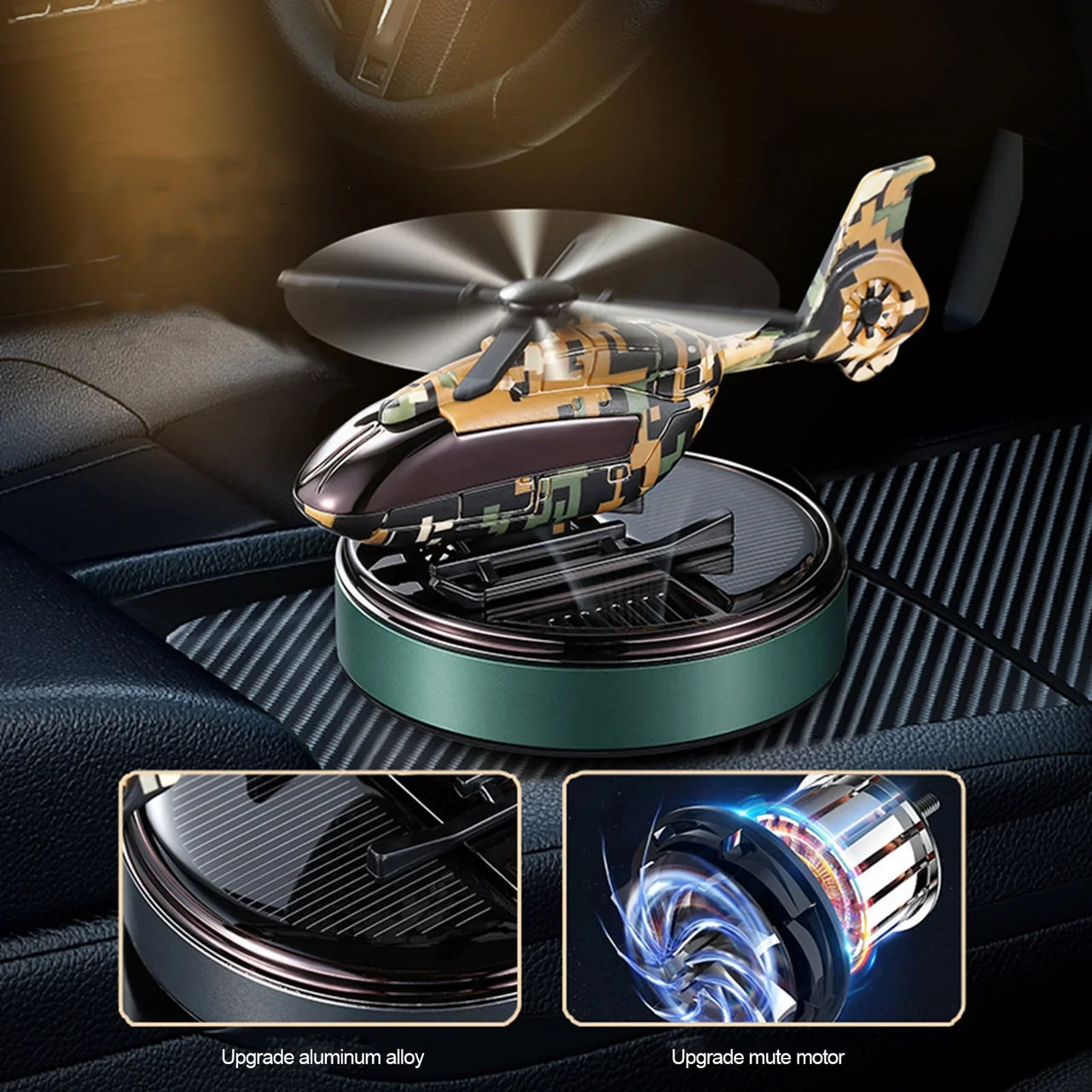 Car Solar Helicopter Fragrance Diffuser Air Freshener