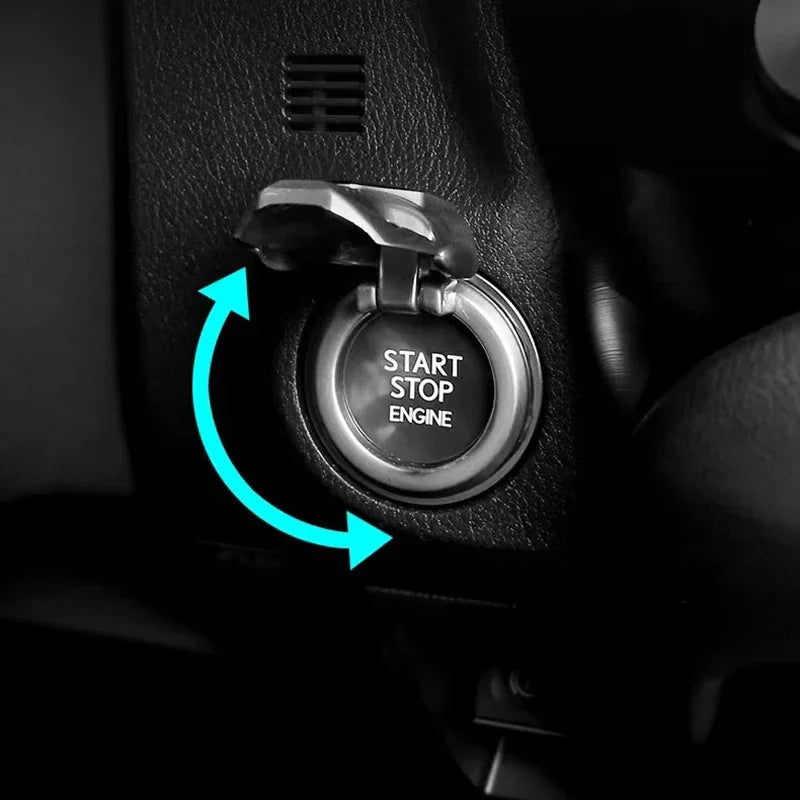Car Engine Push Start Button Cover