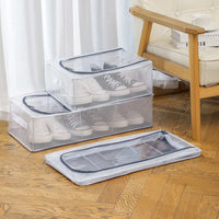 Thumbnail for Dustproof Foldable Transparent Storage Box for Shoes, Toys, Clothes, Books