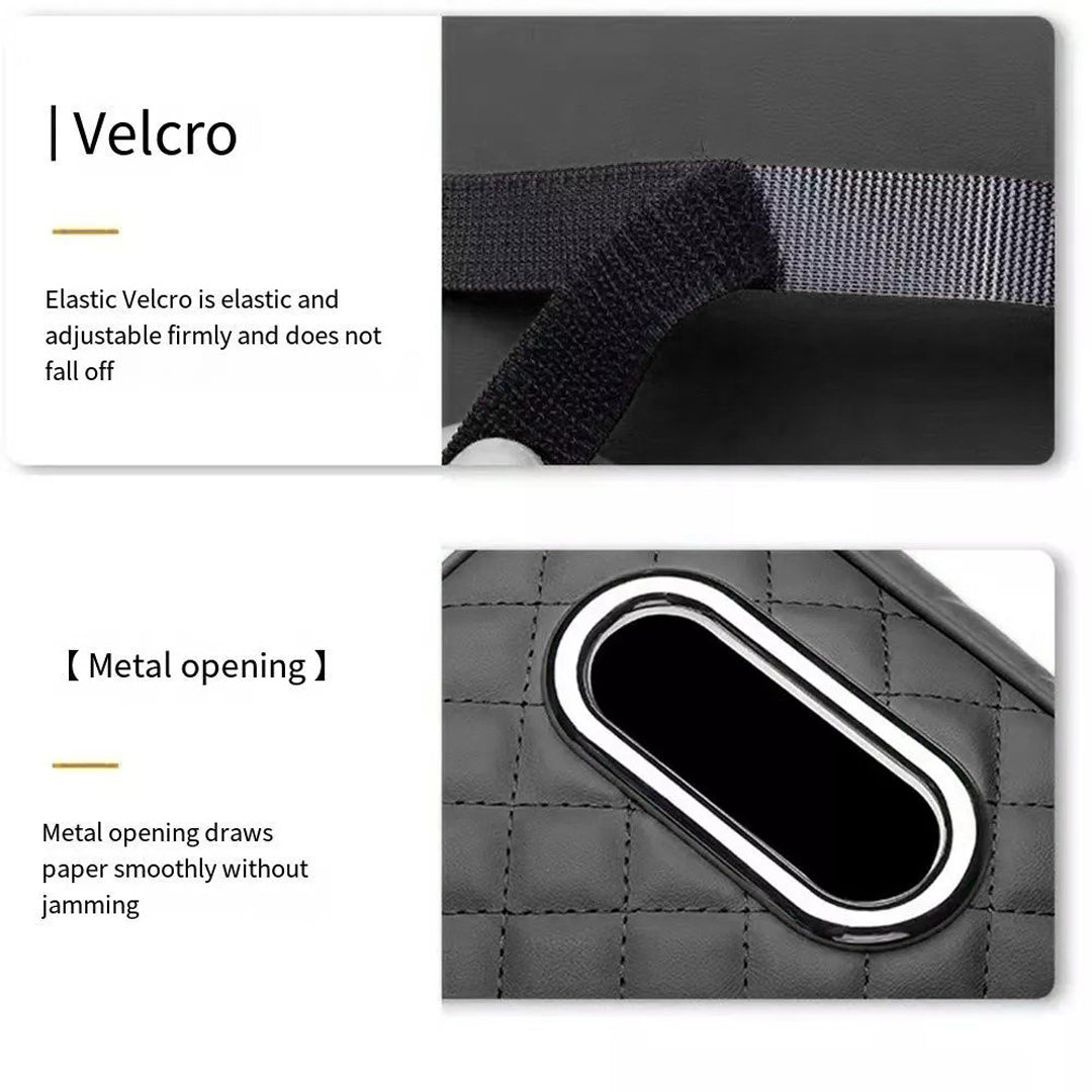 Car Armrest Cushion With Tissue Box & Storage Pocket For Toyota Honda Suzuki Kia Hyundai & More