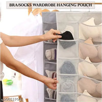 Thumbnail for Double Sided Closet Hanging Organizer